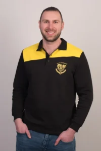Sweater HMT zwart geel
