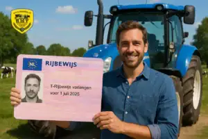 T-rijbewijs verlengen voor 1-7-2025 bericht HMT Klep