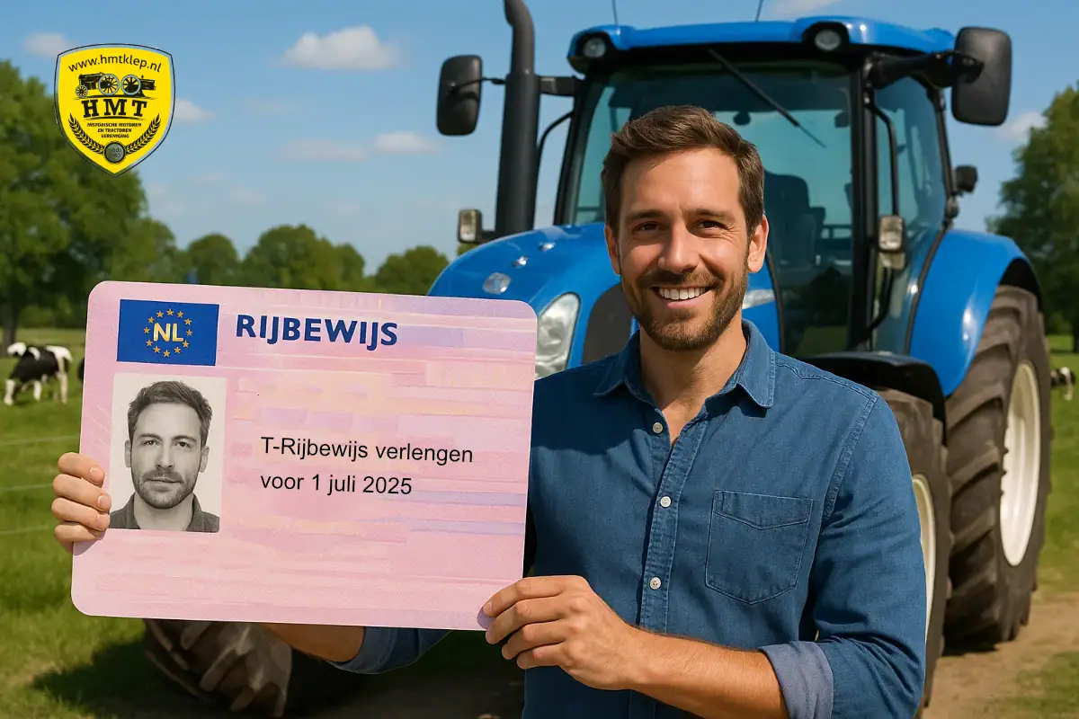 T-rijbewijs verlengen voor 1-7-2025 bericht HMT Klep