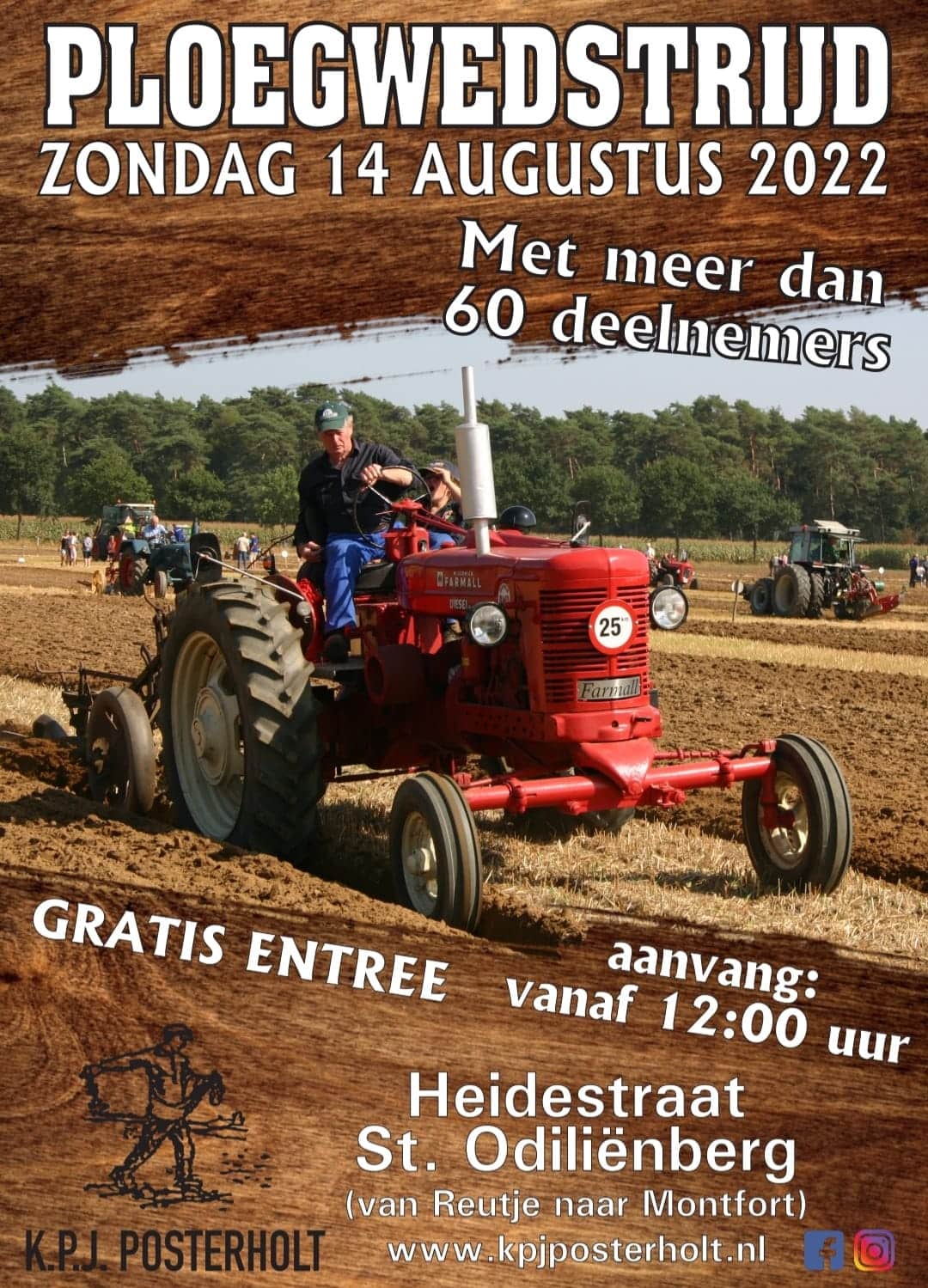 KPJ ploegwedstrijd Poster 14 08 2022
