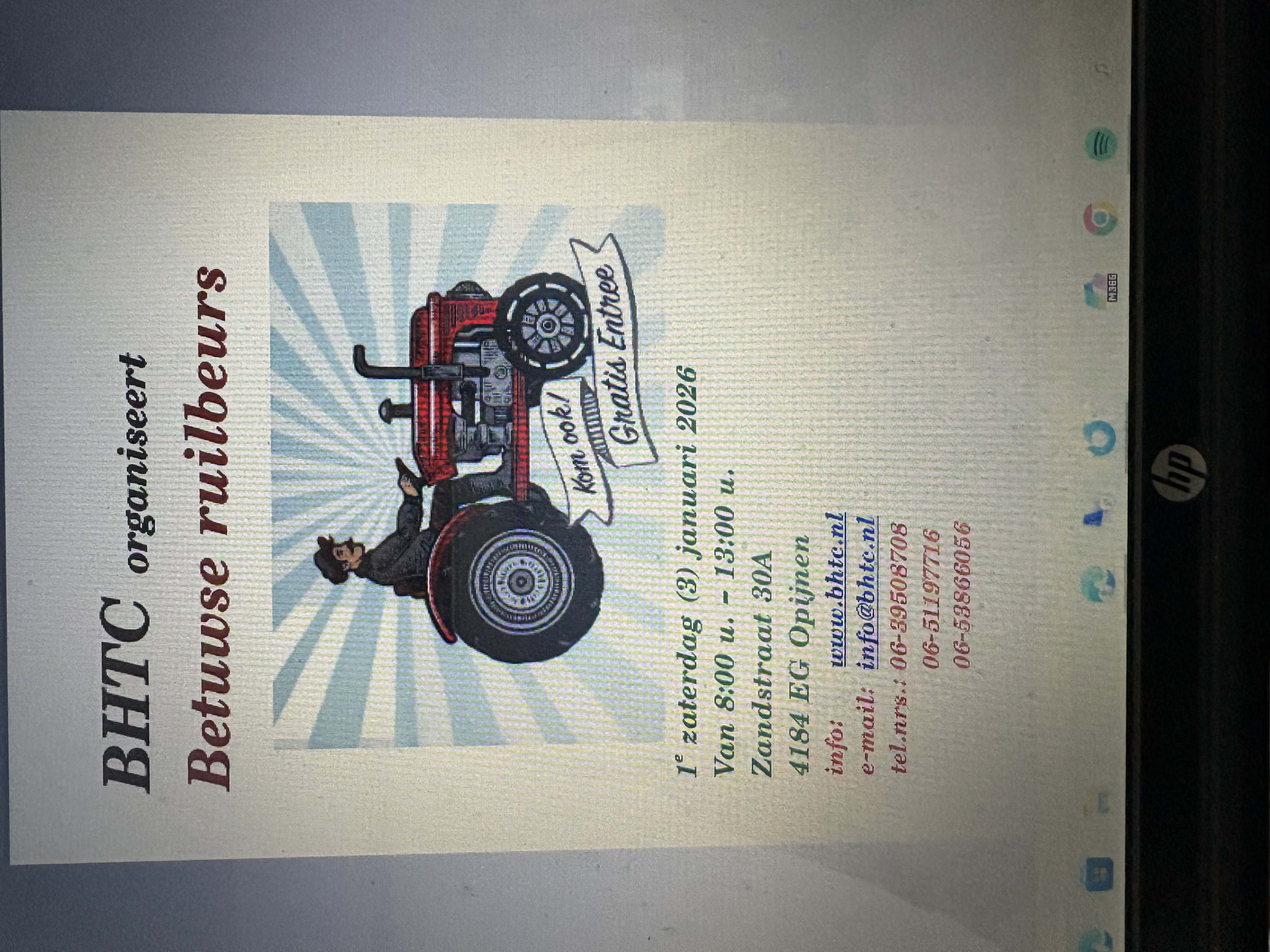 Betuwse ruilbeurs organisatie BHTC